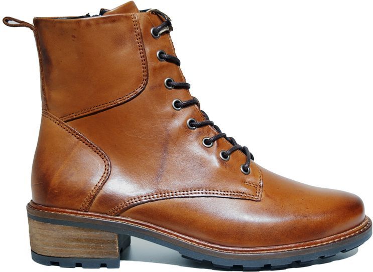 Dames Boots/ Enkellaarsjes Solidus Solidus 61000 Kinga cognac cognac