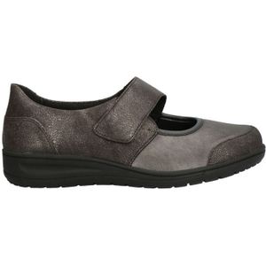 Solidus - 20619 Bandschoenen - Bronsgrijs - Leer Combi - Synthetische Voering