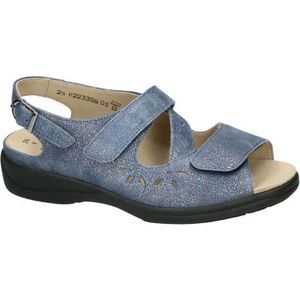 Solidus -Dames - blauw - sandalen - maat 42.5