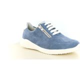 Solidus - Dames - Sneakers - Blauw - Velours - K-Wijdte