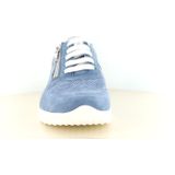 Solidus - Dames - Sneakers - Blauw - Velours - K-Wijdte