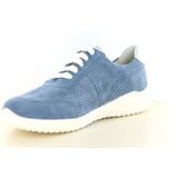 Solidus - Dames - Sneakers - Blauw - Velours - K-Wijdte