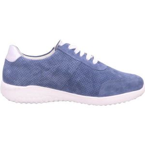 Solidus - Dames - Sneakers - Blauw - Velours - K-Wijdte