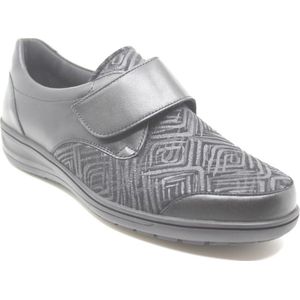 Solidus - Heaven - Ballerina - Zwart - Leer - Klitteband