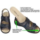 Solidus - 73104-80363 LIA Moxie/Nubuk - Donkerblauwe Sandalen - Ergonomisch - Orthopedisch