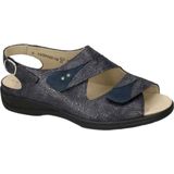 Solidus - 73104-80363 LIA Moxie/Nubuk - Donkerblauwe Sandalen - Ergonomisch - Orthopedisch