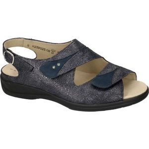 Solidus - 73104-80363 LIA Moxie/Nubuk - Donkerblauwe Sandalen - Ergonomisch - Orthopedisch