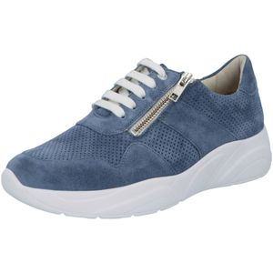 Solidus - Sneakers - Blauw - Vetersluiting - Comfortabele Pasvorm