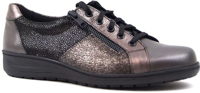 Solidus - 27001 - Veterschoenen - Perlc/Mokes - Leer