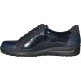 Solidus - 27001 - Dames Sneakers - Blauw - Leer