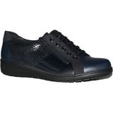 Solidus - 27001 - Dames Sneakers - Blauw - Leer