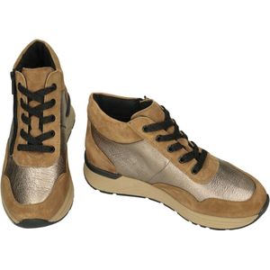 Solidus -Dames - bruin - sneakers - maat 38.5