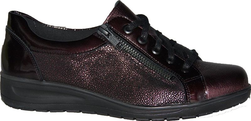 Solidus 29001 - Damesschoenen - Bordeaux - Leer - Wijdte K