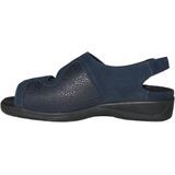 Solidus - 73500 - Sandalen - Zwart - Leer - Wijdte H