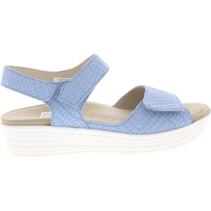 Solidus - Greta - Sandalen - Lichtblauw - Leer - Uitneembaar Voetbed
