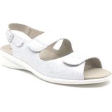 Solidus, 70023 10320, Wit combi smalle dames sandalen wijdte F