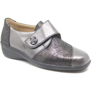 Solidus - 26428 - Klittenbandschoenen - Perlcalf/Canapa Anthrazit