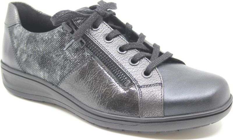 Solidus - 27001 Sneakers - Ant/Smoky - Leer - Artikel 27001 20843