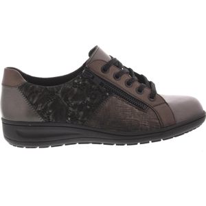Solidus - 27001-20848 - Veterschoenen - Grijs - Leer