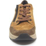 Solidus - Dames Sneakers - Bruin - Casual - Vetersluiting - Goede Grip