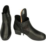 Solidus - Mira Vitello/Cigno - Enkellaarsjes - Zwart - Leder - Comfort-orthopedisch