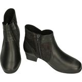 Solidus - Mira Vitello/Cigno - Enkellaarsjes - Zwart - Leder - Comfort-orthopedisch