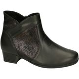 Solidus - Mira Vitello/Cigno - Enkellaarsjes - Zwart - Leder - Comfort-orthopedisch