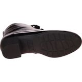 SOLIDUS - KERRY - Enkellaarsjes - Zwart - Lakleder - Comfortabel