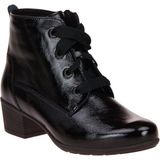 SOLIDUS - KERRY - Enkellaarsjes - Zwart - Lakleder - Comfortabel