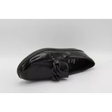 Solidus - Kathy - Ballerina's - Zwart - Extra Brede Damesschoenen