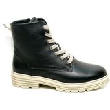 Solidus - Artikel 63109 - Enkellaarsjes - Dakota Schwarz - Leer