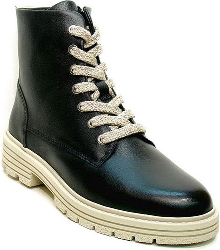 Solidus - Artikel 63109 - Enkellaarsjes - Dakota Schwarz - Leer