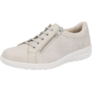 Solidus - Dames - Sneakers - Beige - Leder - K-Wijdte