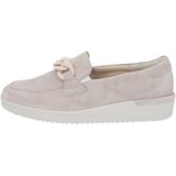 Solidus - Dames - Ballerina's & Mocassins - Taupe - Velours - Comfort