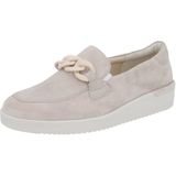 Solidus - Dames - Ballerina's & Mocassins - Taupe - Velours - Comfort