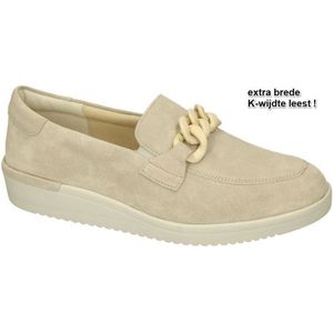 Solidus -Dames - taupe - ballerina's & mocassins - maat 39.5