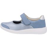 Solidus - Halea - Ballerina's - Blauw Licht - Luchtgepolsterde PU Loopzool