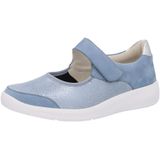 Solidus - Halea - Ballerina's - Blauw Licht - Luchtgepolsterde PU Loopzool