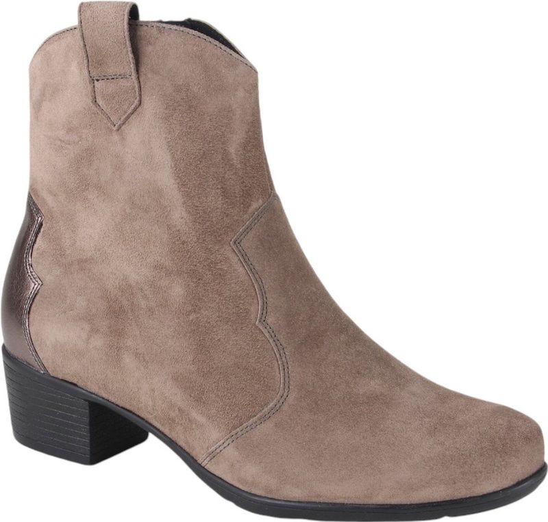 Solidus - 35026 Kerry - Enkellaarsjes - Taupe - Leer