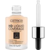 Catrice - HD Liquid Coverage - Foundation - Tint 002 Porcelain Beige - 30 ml