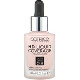 Catrice - HD Liquid Coverage - Foundation - Tint 002 Porcelain Beige - 30 ml