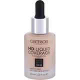 Catrice - HD Liquid Coverage - Foundation - Tint 002 Porcelain Beige - 30 ml