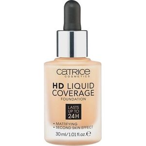 Catrice - HD Liquid Coverage Foundation - Vloeibaar - Matte - Waterproof