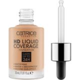 Catrice HD Liquid Coverage Foundation, Nr. 046, Nude, langanhaltend, mattierend, matt, für unreine Haut, vegan, ölfrei, wasserfest, ohne Alkohol, 1er Pack (30ml)