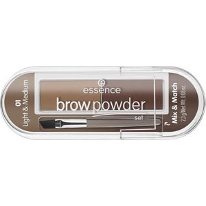 Essence Ogen Wenkbrauwen Eyebrow Powder Set No. 01 Light & Medium