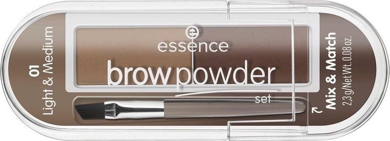 Essence Ogen Wenkbrauwen Eyebrow Powder Set No. 01 Light & Medium