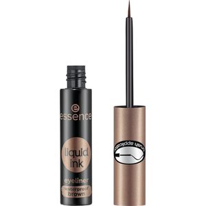 Essence Ogen Eyeliner & Kajal Liquid Ink Eyeliner Waterproof No. 02 Ash Brown