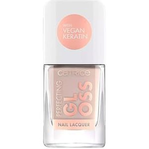 Catrice Perfecting Gloss Nr. 01 Highlight Nails nagellak, transparant, duurzaam, natuurlijk, glanzend, zonder aceton, veganistisch, zonder microplastic, 10,5 ml