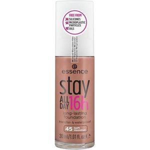 Essence - Stay All Day 16 h Long-Lasting Foundation - No. 45 Soft Hazelnut - 30 ml