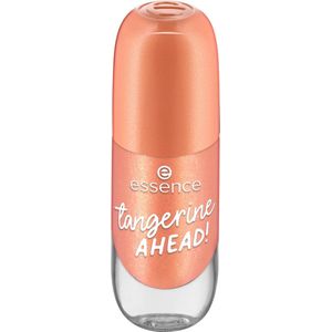 Essence Gel nagellak, nr. 23 Tangerine AHEAD!, oranje, langdurig, kleurintensief, gelig, glanzend, glinsterend, zonder aceton, veganistisch, vrij van microplastic deeltjes (8 ml)